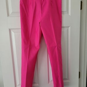 Gretchen Scott Hot Pink Gripeless Stretch Pants Size Large